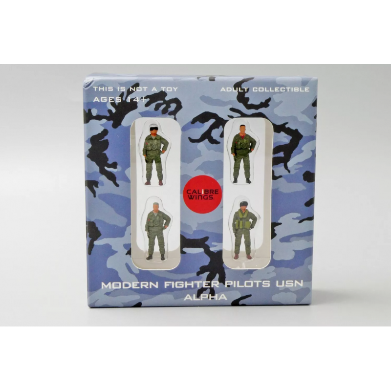 Calibre Wings CA72WS01 1:72 USN 4 Piece Pilot Figure Set