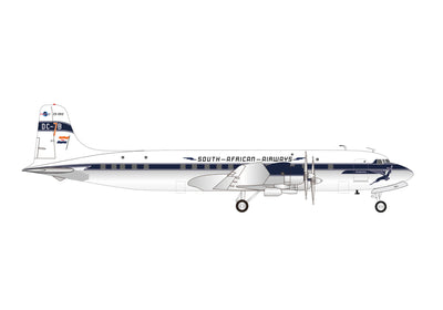 Pre-Order Herpa 574006 1:200 Douglas DC-7B South African Airways Douglas ZS-DKD "Dromedaris"