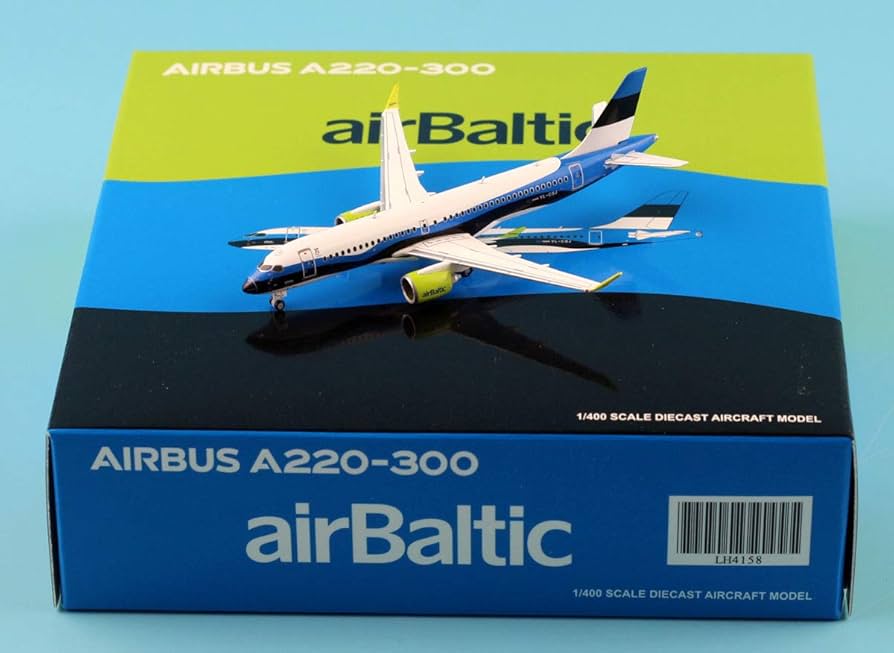 JC Wings LH4158 1:400 AirBaltic Airbus A220-300