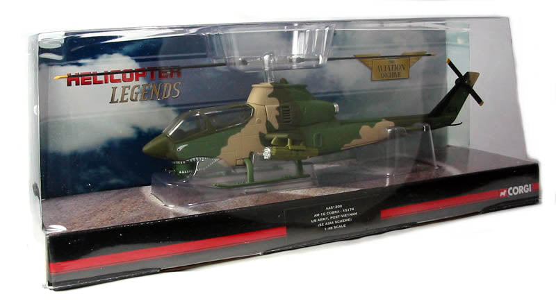 Corgi AA51209 1:48, AH-1G Cobra, US Army, Post-Vietnam, SEA Scheme