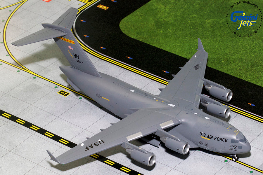 Gemini Jets G2AFO780 1:200 U.S. Air Force C-17A Globemaster III Hickam AFB 55147