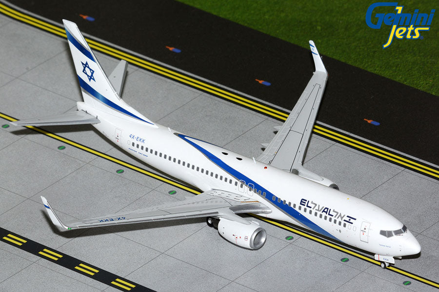 Gemini Jets G2ELY1360 1:200 El Al Israel Airlines B737-800W 4X-EKK