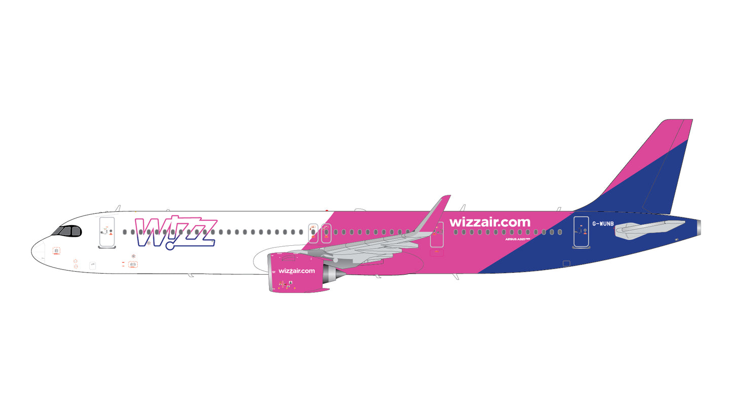 Pre-Order Gemini Jets G2WUK1404 1:200 Wizz Air UK A321neo G-WUNB