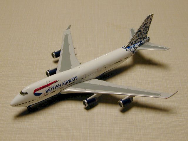 Gemini Jets GJBAW018 1:400 British Airways Boeing 747-400 G-CIVN Netherlands 'Delftblue Daybreak'