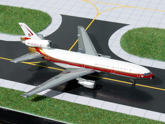 Gemini Jets GJWOA502 1:400 World Airways McDonnell Douglas DC-10-30 NI06WA