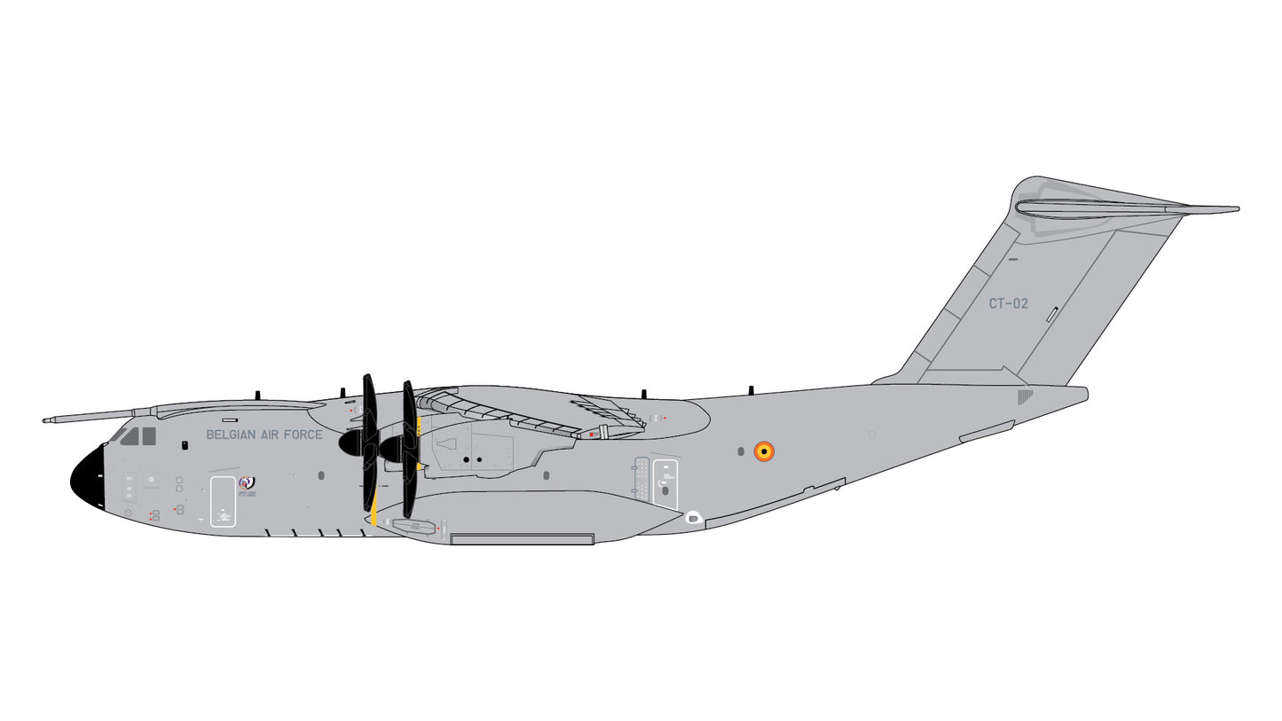 Pre-Order Gemini Macs GMBAF156 1:400 Belgian Air Force A400M Atlas CT-02