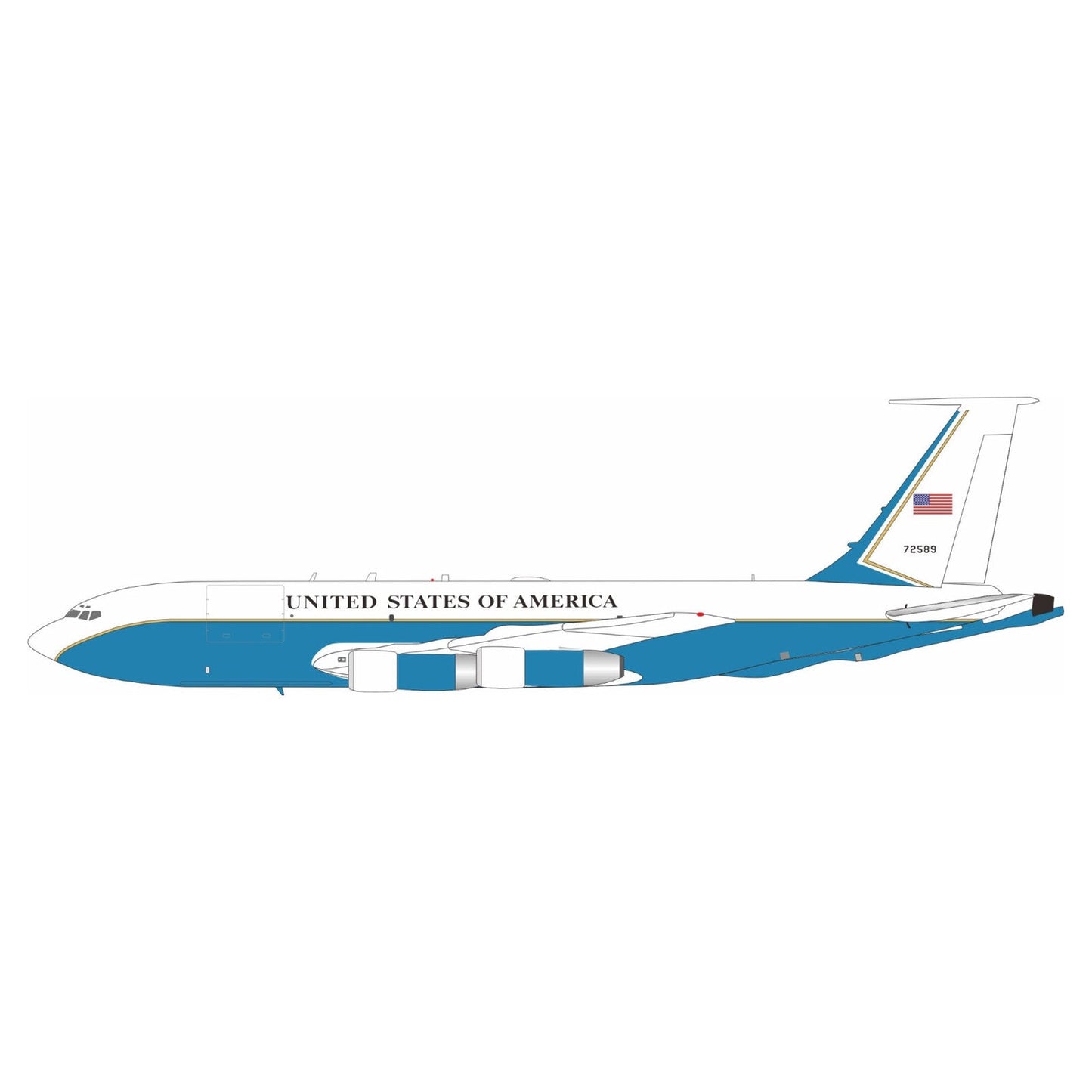 Pre-Order InFlight200 IF135USAF569 1:200 USA - Air Force Boeing KC-135E Stratotanker (717-148) 57-2589 Polished