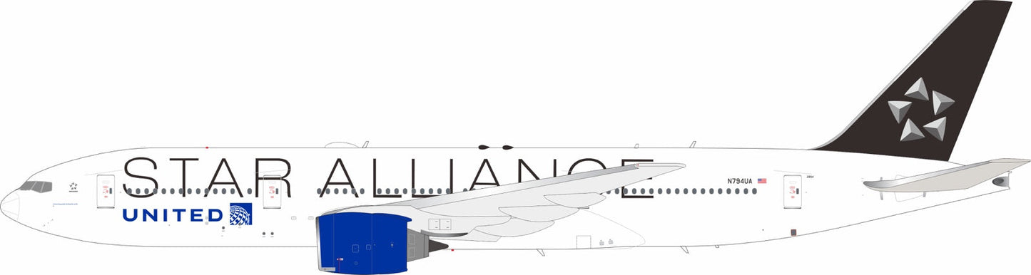 Pre-Order InFlight200 IF772UA0226 1:200 Star Alliance (United Airlines) Boeing 777-222/ER N794UA