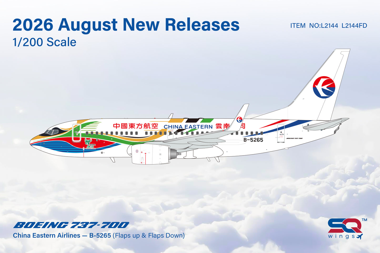 L2144 FD B737-700 B-5265