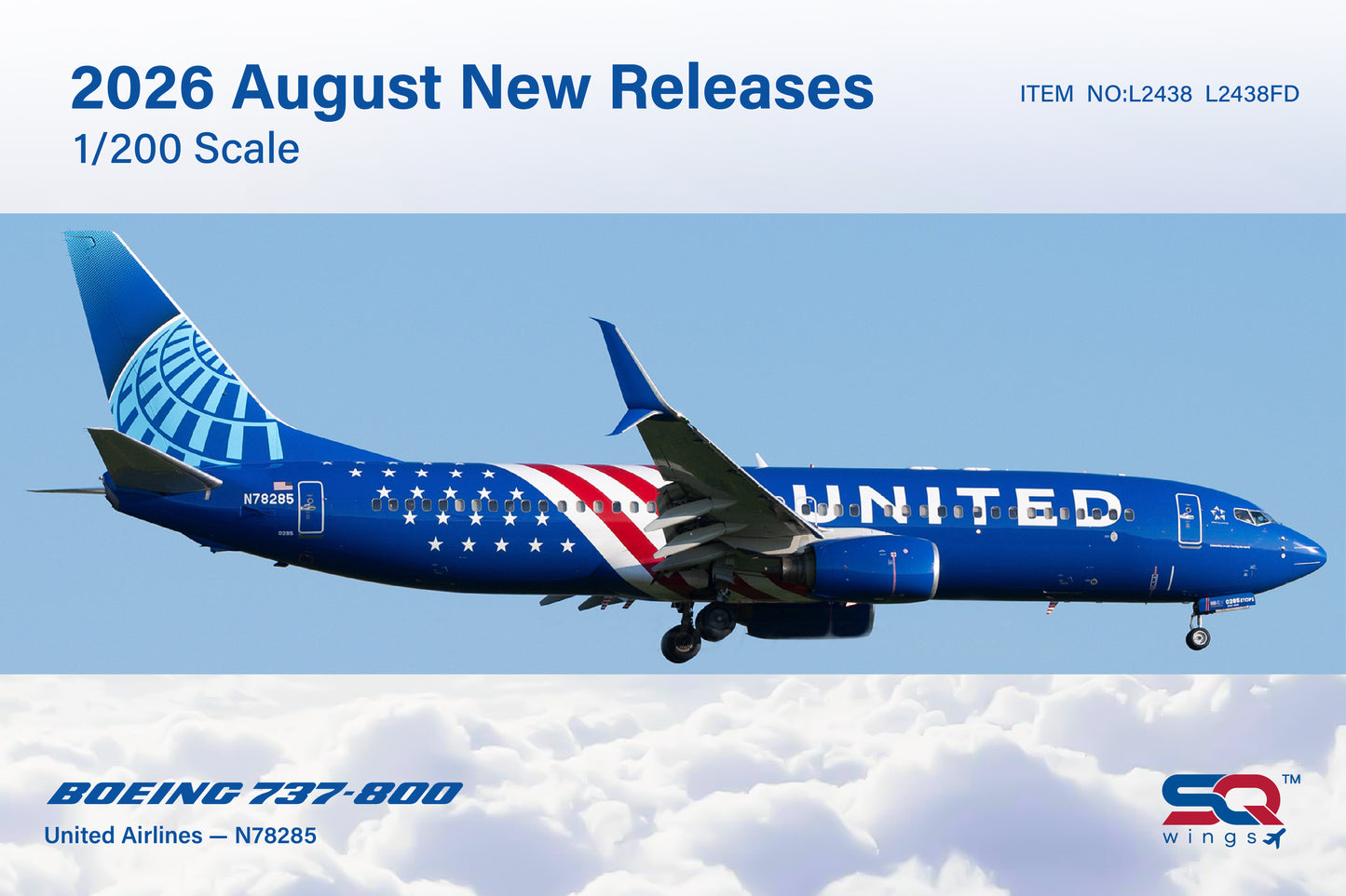 L2438 FD B737-800 N78285