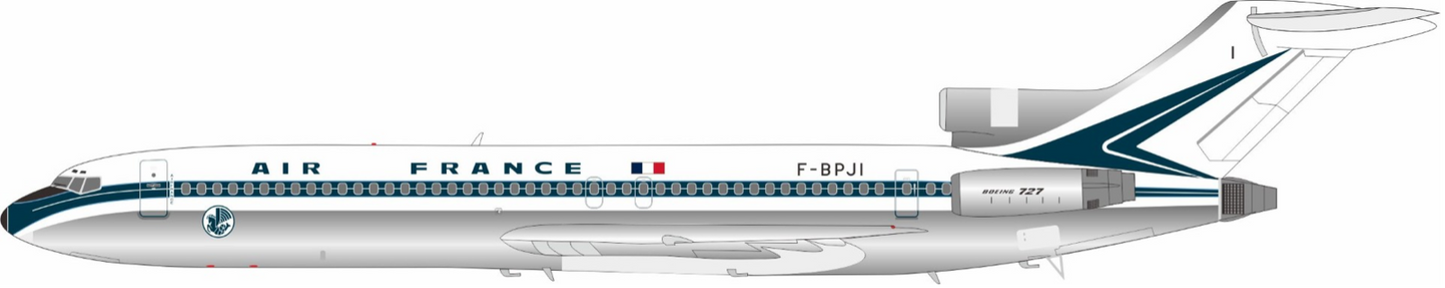 Pre-Order InFlight200 54651 Air France Boeing 727-228 F-BPJI