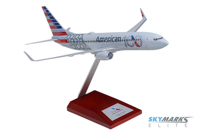 Pre-Order SkyMarks Elite SKR80100 1:100 Boeing 737-800 American Airlines 100th Anniversary N840NN