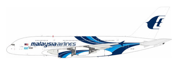 Pre-Order InFlight200 IF380MH0526 1:200 Malaysia Airlines Airbus A380-841 9M-MNF "100th"A380