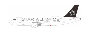 Pre-Order JFox JF-A319-017L 1:200 A319-114 Lufthansa CityLine - Star Alliance – D-AILX
