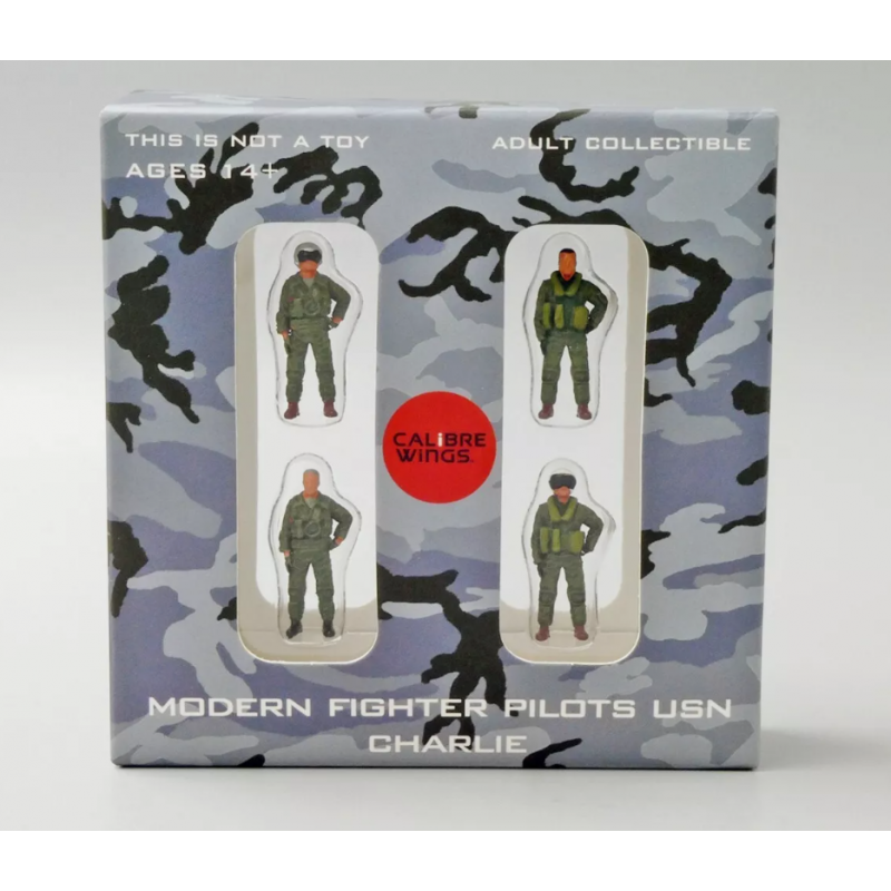 Calibre Wings CA72WS03 1:72 USN 4 Piece Pilot Figure Set