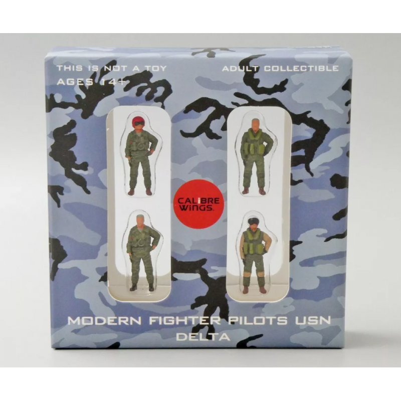 Calibre Wings CA72WS04 1:72 USN 4 Piece Pilot Figure Set