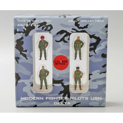 Calibre Wings CA72WS04 1:72 USN 4 Piece Pilot Figure Set