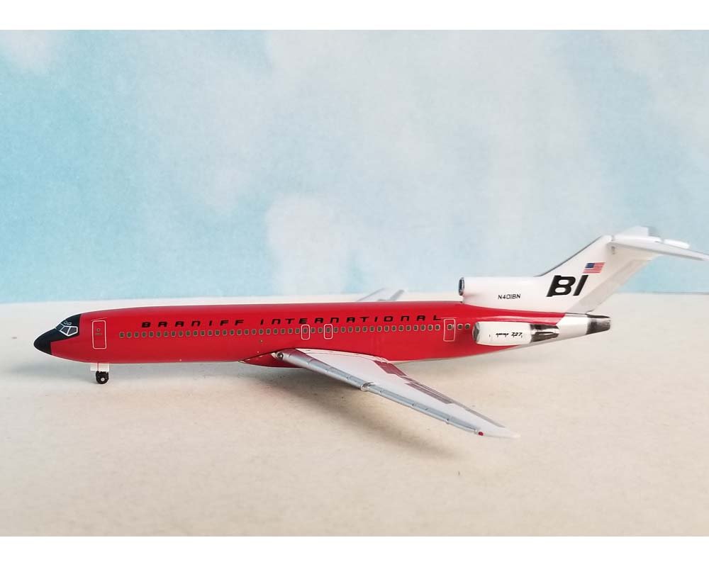 Aero Classics BBX1680 1:400 Braniff International B727 - 200 N401BN