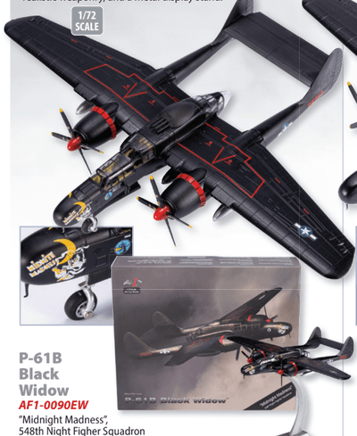 Air Force 1 AF1 - 0090EW 1:72 P - 61B "Midnight Madness" 548th Night Fighter Squadron