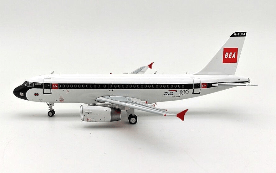 ARD200 ARDBA100 - A319 - BEA 1:200 British Airways Airbus A319 - 131 G - EUPJ retro BEA livery