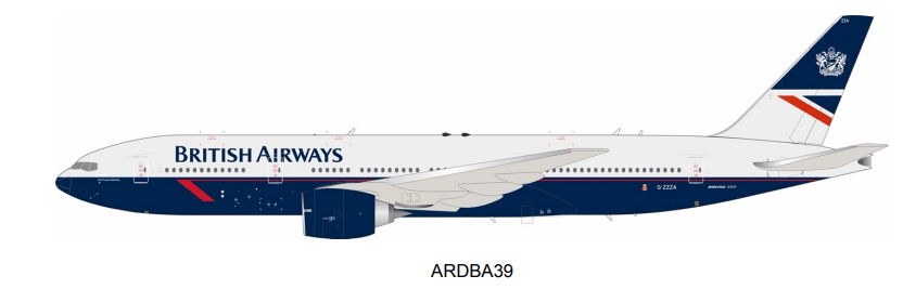 ARD200 ARDBA39 1:200 British Airways Boeing 777 - 236