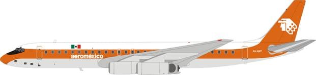 Aviation200 DP862008 1:200 Aero Mexico DC - 8 - 62