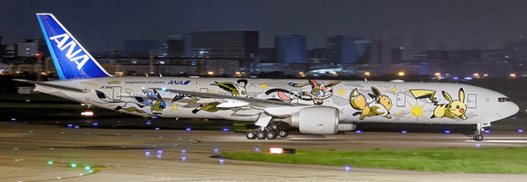 Aviation200 WB2016 1:200 All Nippon Airways Boeing 777 - 381ER JA784A "Eevee Jet"