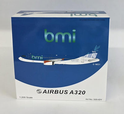 B-Models 320-IDY 1:200 BMI British Midland Airbus A320-232 G-MIDY
