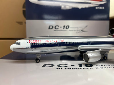 B - Models B - 104 - NW - 159P 1:200 Northwest Airlines McDonnell Douglas DC - 10 - 40 N159US Polished