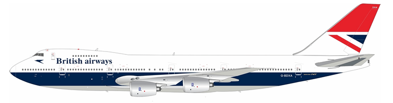 B - Models B - 742 - BDXA 1:200 British Airways Boeing 747 - 236 G - BDXA
