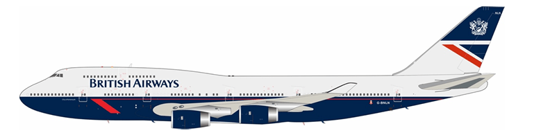 *B - Models B - 744 - BNLN 1:200 British Airways Boeing 747 - 400 G - BNLN