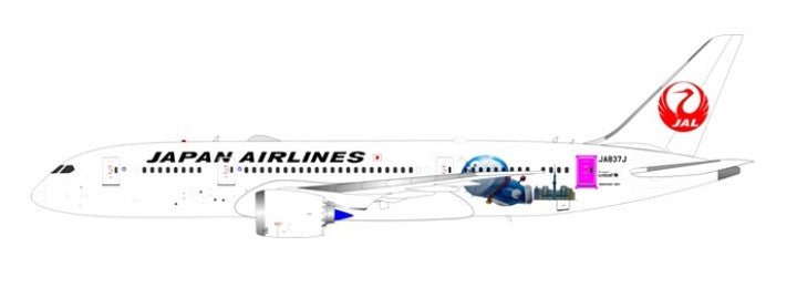 B - Models B - 787 - 837J 1:200 JAL Boeing 787 - 800 JA837J
