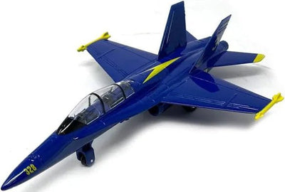 Blue Angels F - 18 Hornet Diecast Pullback Toy 9”