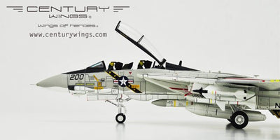 Century Wings 001619 1:72 F - 14A Tomcat US NAVY VF - 84 JOLLY ROGERS AJ200 1978 USS NIMITZ (Flap & Slat Down)