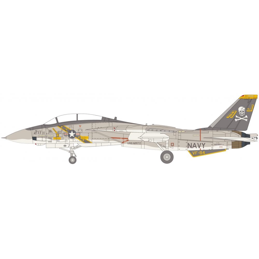Century Wings 001649 1:72 F - 14A Tomcat USN VF - 84 Jolly Rogers, AJ211, USS Nimitz, 1978