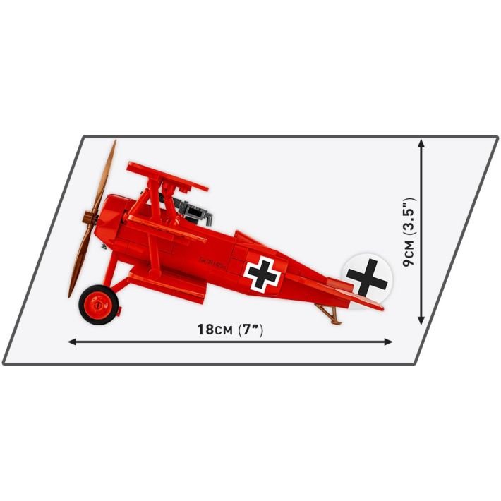 COBI 2996 Fokker Dr.1 Red Baron