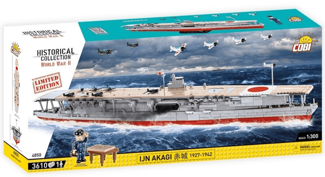 Cobi 4850 WWII IJN Akagi Aircraft Carrier Limited Edition