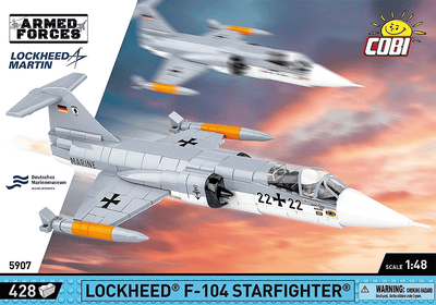 Cobi 5907 1:48 Armed Forces Lockheed F - 104 Starfighter