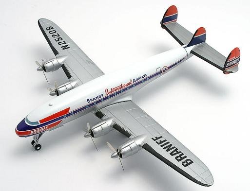 Corgi AA47505 1:144 Lockheed Constellation Braniff International Airways