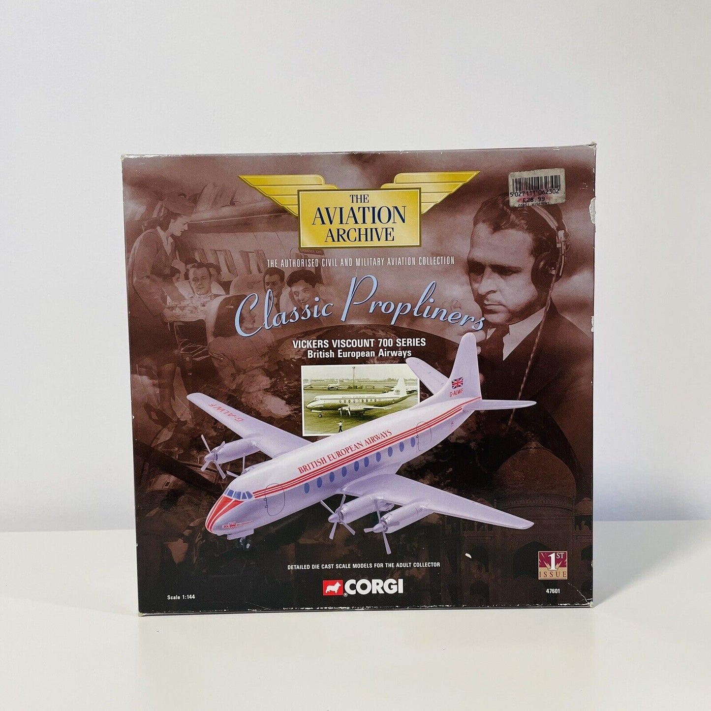 Corgi AA47601 1:144 Vickers Viscount 700 British European Airways