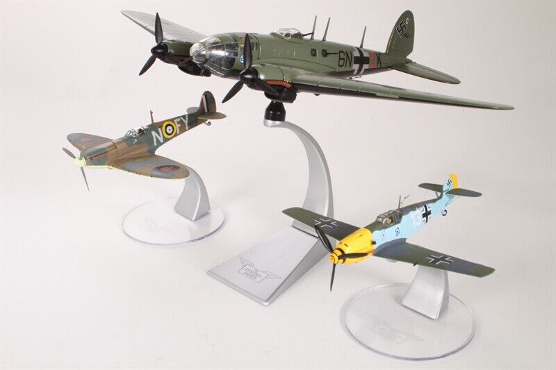 Corgi AA99127 1:72 He - 111, Me - 109, Spitfire WWII Blitz 3 - Piece Set