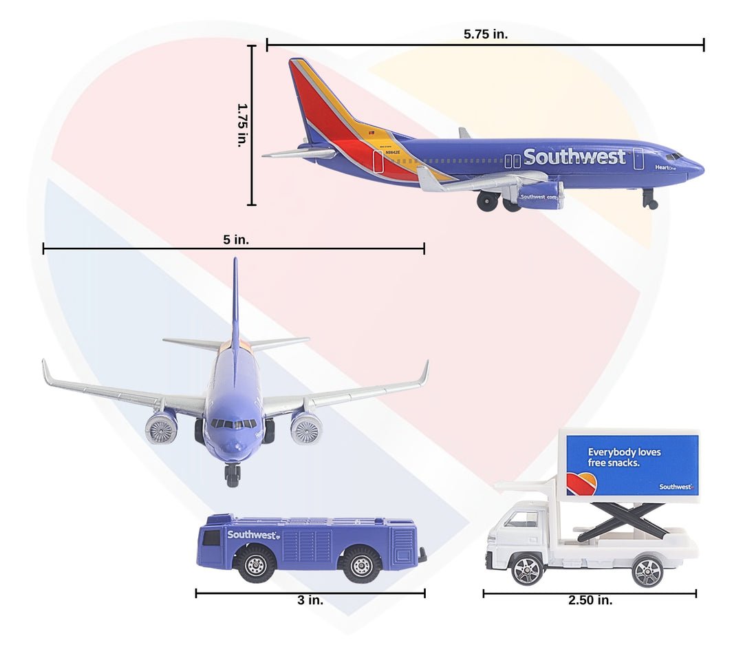 Daron RT8181 - 1 Southwest Airlines Airport Playset New Livery
