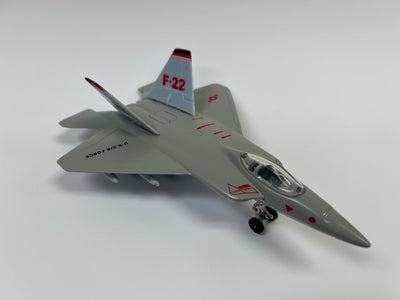 Diecast Pull - Back Toy F - 22 Raptor