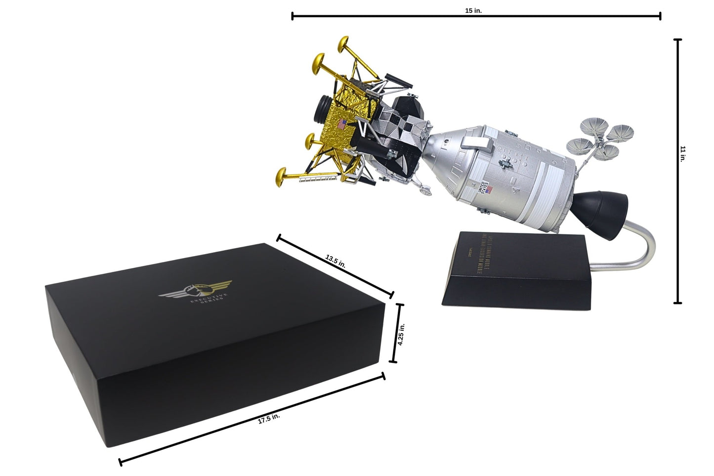 Executive Series EXE3648 1:48 Nasa Apollo 11 Command Module W/LEM