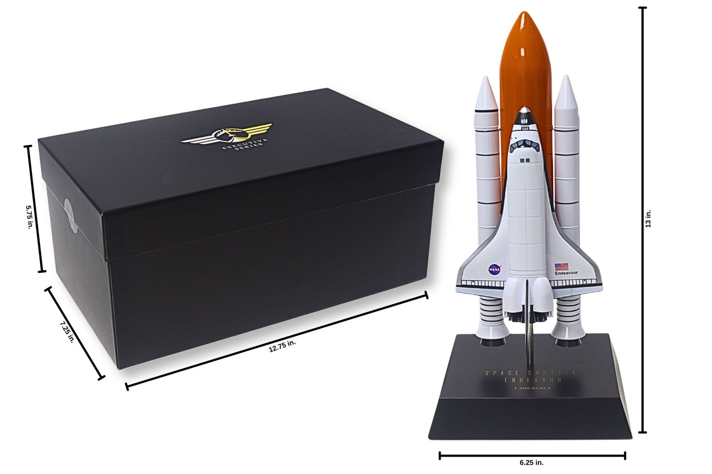 Executive Series EXE5120 1:200 NASA Space Shuttle Endeavor Full Stack Configuration