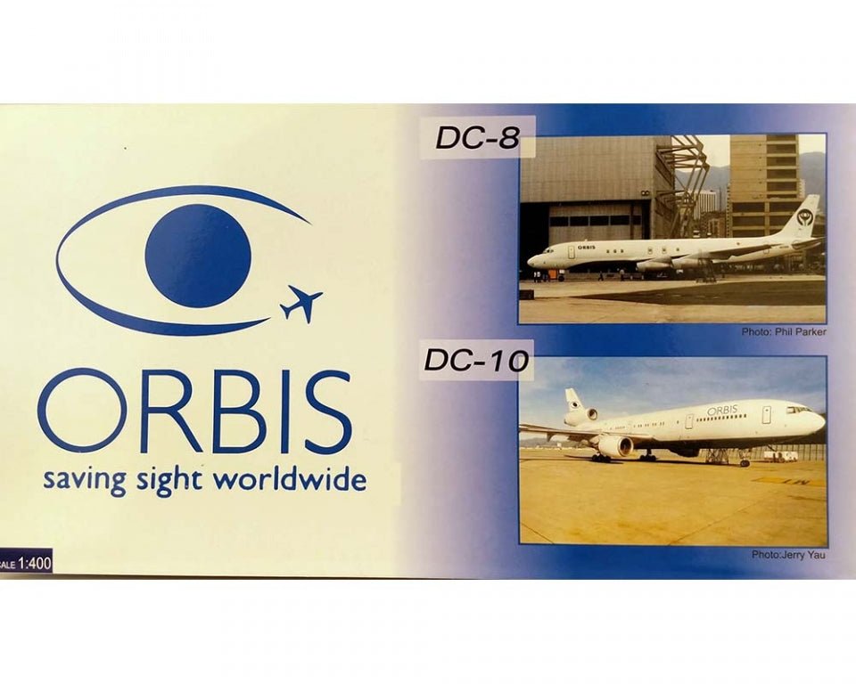 Gemini Jets 1:400 GJORB238 ORBIS DC - 8/DC - 10 N220RB/N220AU