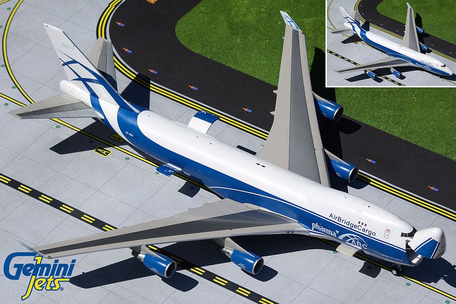 Gemini Jets G2ABW934 1:200 AirBridgeCargo Boeing 747 - 400F VP - BIM