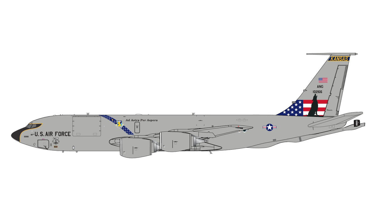 Gemini Jets G2AFO1194 1:200 USAF Boeing KC - 135R "Kansas ANG"