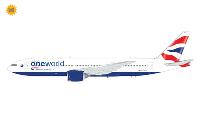 Gemini Jets G2BAW1226F 1:200 British airways Boeing 777 - 200ER "OneWorld" (Flaps Down)