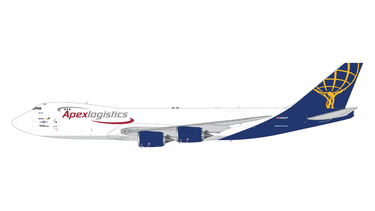 Gemini Jets G2GTI1237 1:200 Atlas Air/Apex Logistics B747 - 8F N863GT (Final Boeing 747)